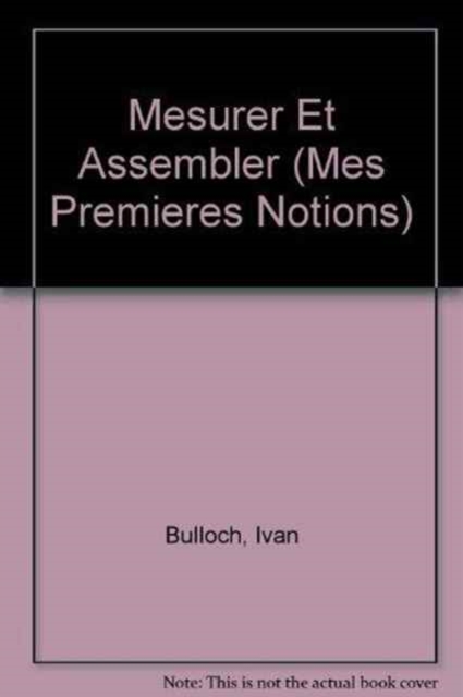 Mesurer Assembler (1 Eres Nations/Action Math), Paperback / softback Book