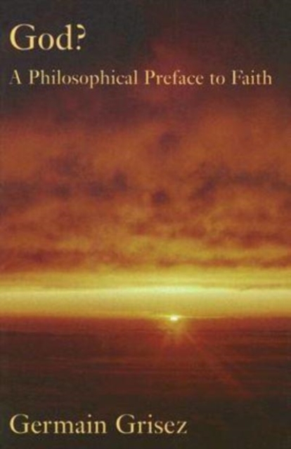 God? : Philosophical Preface To Faith, Paperback / softback Book