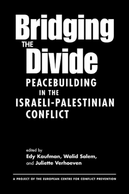 Bridging the Divide : Peacebuilding in the Israeli-Palestinian Conflict, Hardback Book
