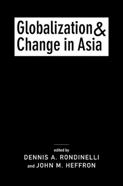 Globalization and Change in Asia, Hardback Book