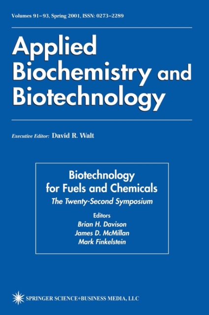 Twenty-Second Symposium on Biotechnology for Fuels and Chemicals, Hardback Book