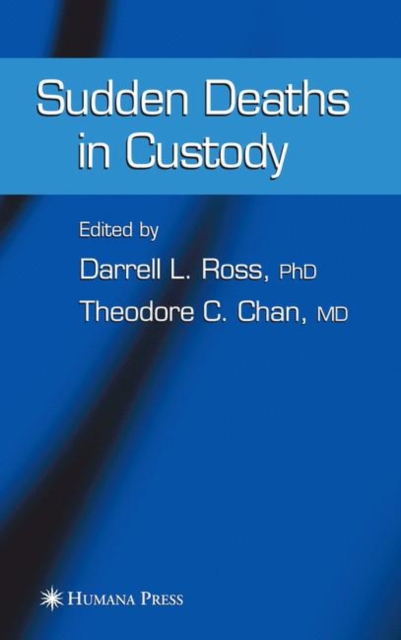 Sudden Deaths in Custody, Hardback Book