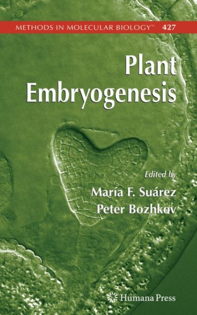 Plant Embryogenesis, Hardback Book