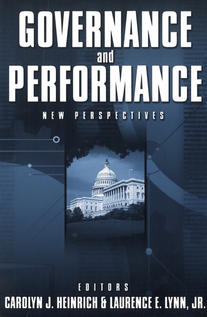 Governance and Performance : New Perspectives, PDF eBook