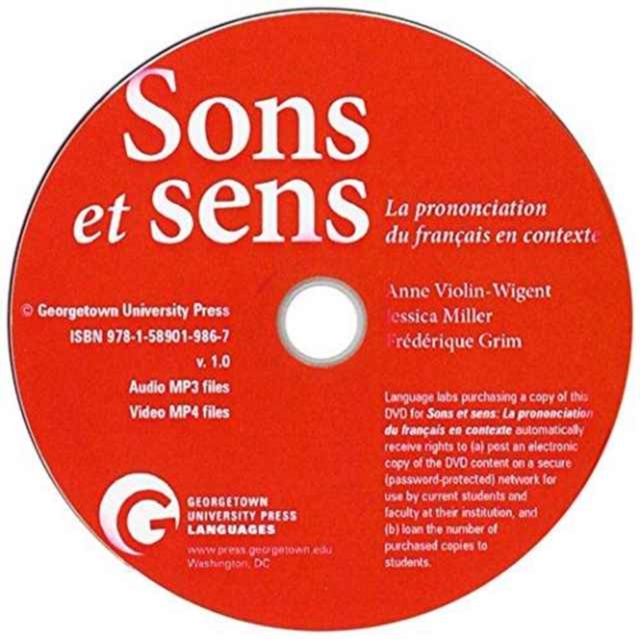 DVD Pour Sons Et Sens : La Prononciation Du Francais En Contexte, DVD-ROM Book