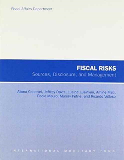 Fiscal Risks : Sources, Disclosure, and Management, Paperback / softback Book