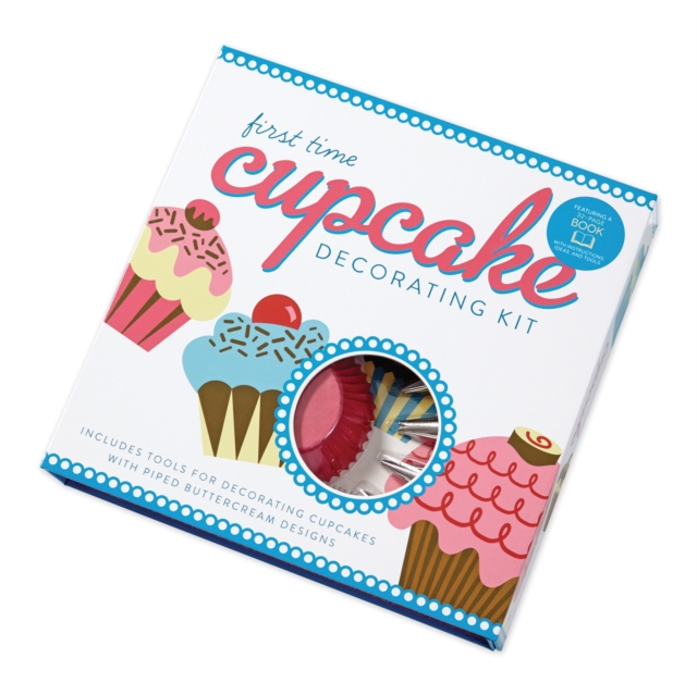 First Time Cupcake Decorating Kit : Includes Tools for Decorating Cupcakes with Piped Buttercream Designs, General merchandise Book