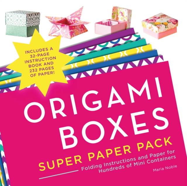 Origami Boxes Super Paper Pack, Paperback / softback Book