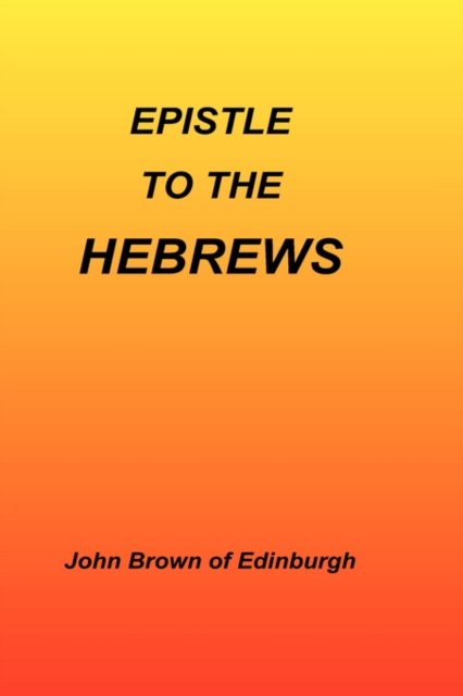 Epistle to the Hebrews, Hardback Book