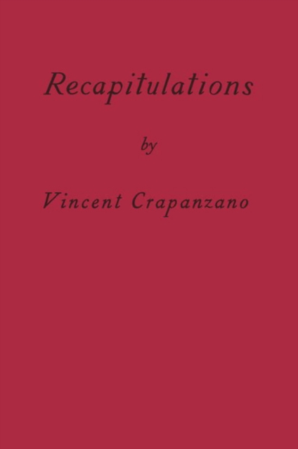Recapitulations, Paperback / softback Book