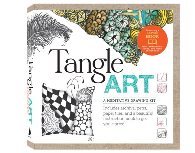 Tangle Art : A Meditative Drawing Kit, Book Book