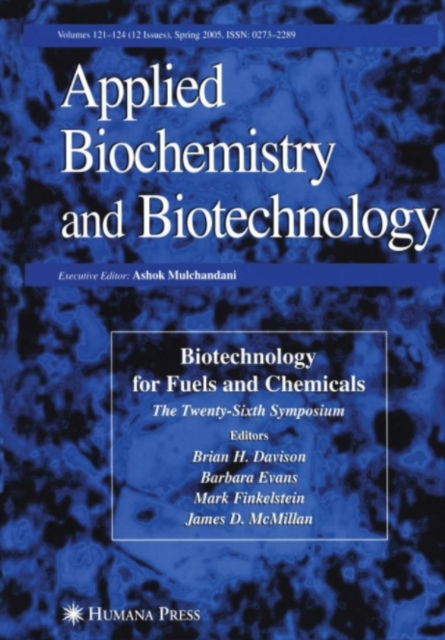 Twenty-Sixth Symposium on Biotechnology for Fuels and Chemicals, PDF eBook