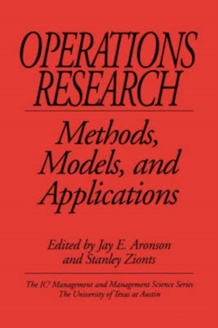 Operations Research : Methods, Models, and Applications, Paperback / softback Book