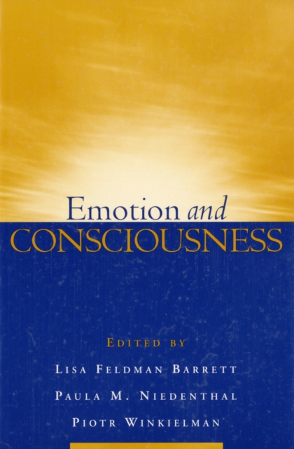 Emotion and Consciousness, Paperback / softback Book