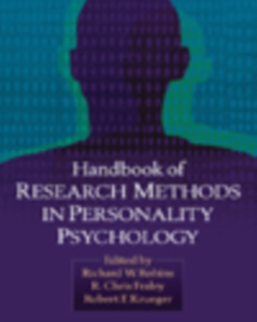Handbook of Research Methods in Personality Psychology, PDF eBook