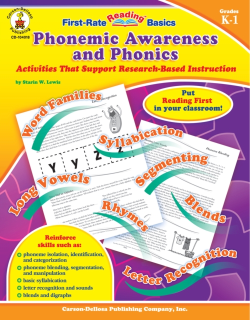 Phonemic Awareness and Phonics, Grades K - 1 : Activities That Support Research-Based Instruction, PDF eBook