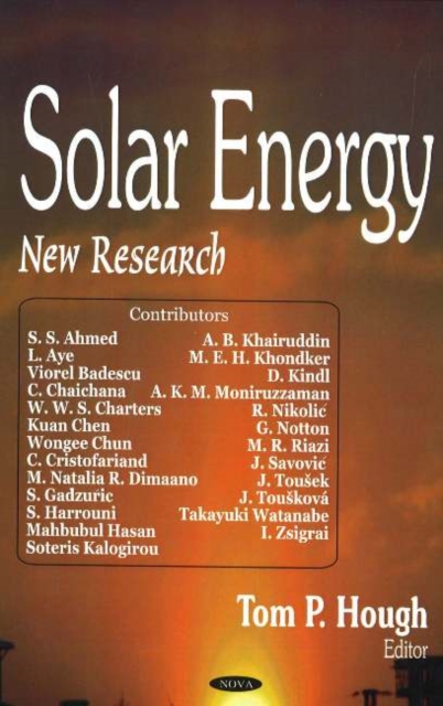 Solar Energy : New Research, Paperback / softback Book