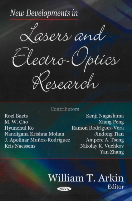 New Developments in Lasers & Electro-Optics Research, Hardback Book