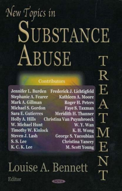 New Topics in Substance Abuse Treatment, Hardback Book