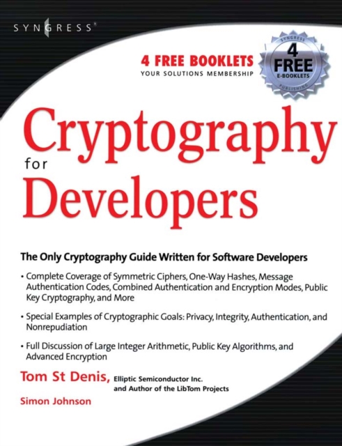 Cryptography for Developers, Paperback / softback Book