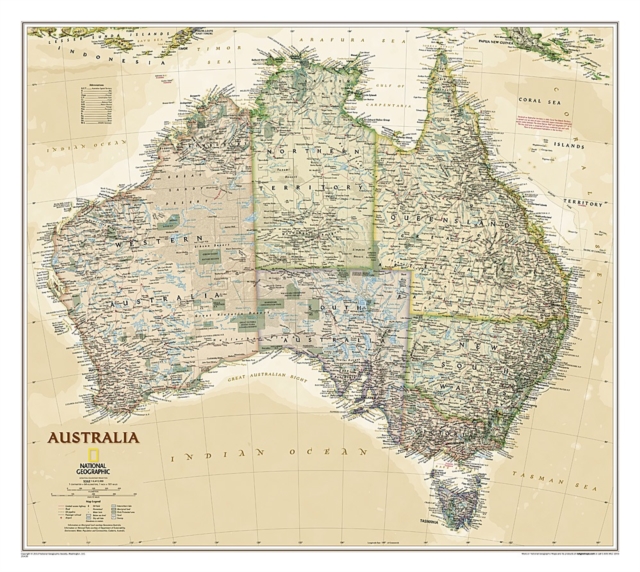 Australia Executive, Tubed : Wall Maps Continents, Sheet map, rolled Book