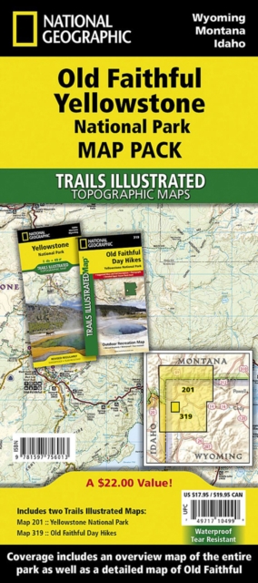 Old Faithful, Yellowstone, Map Pack Bundle : Trails Illustrated National Parks, Sheet map, folded Book