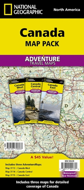 Canada, Map Pack Bundle : Travel Maps International Adventure/Destination Map, Sheet map, folded Book