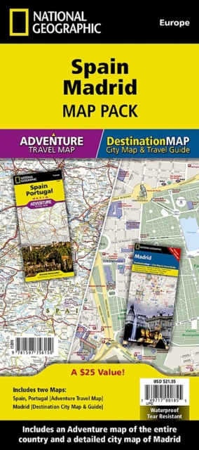Spain, Madrid, Map Pack Bundle : Travel Maps International Adventure/Destination Map, Sheet map, folded Book