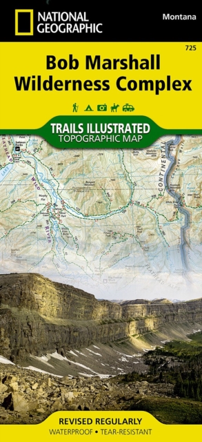 Bob Marshall Wilderness, Sheet map, folded Book