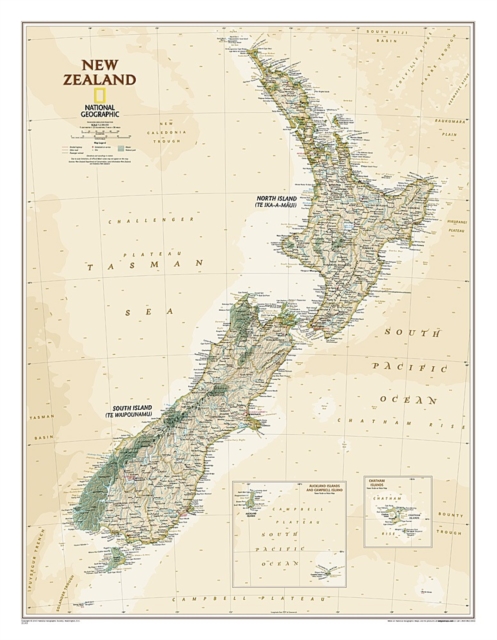 New Zealand Executive, Laminated, Sheet map Book