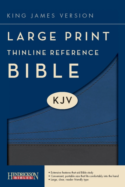KJV Thinline Reference Bible, Leather / fine binding Book