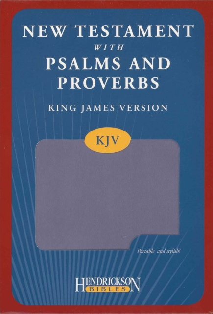 KJV New Testament with Psalms and Proverbs, Leather / fine binding Book