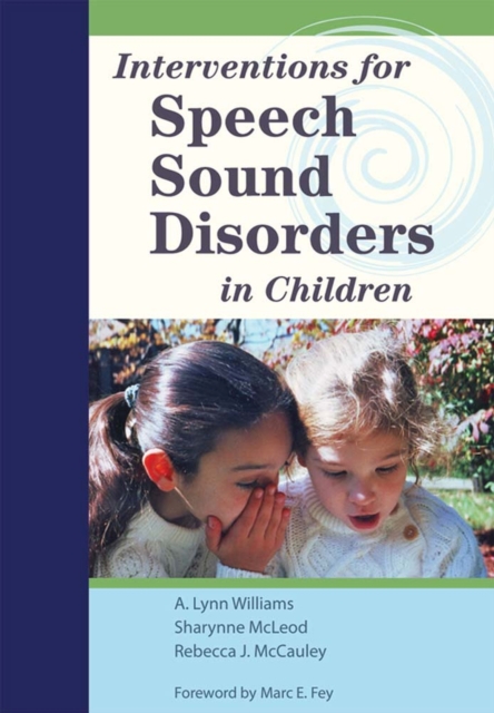 Interventions for Speech Sound Disorders in Children, Paperback / softback Book