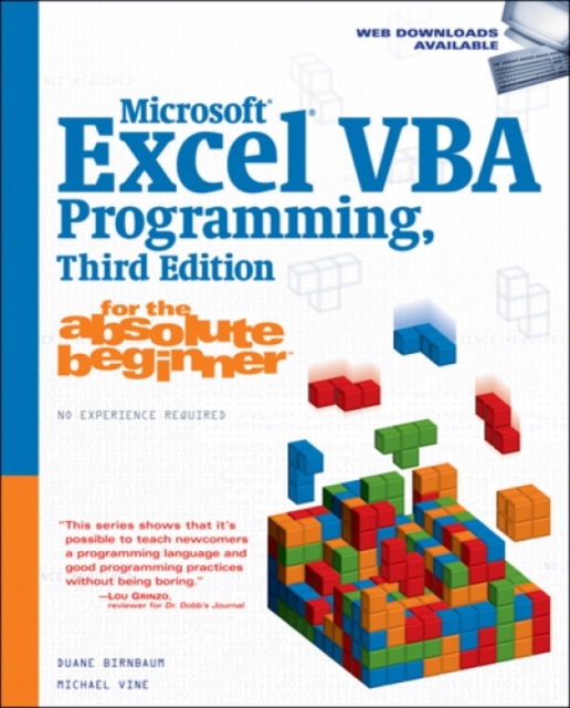 Microsoft (R) Excel (R) VBA Programming for the Absolute Beginner, Paperback / softback Book