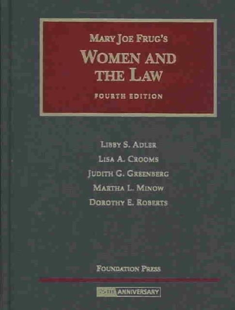 Women and the Law, Hardback Book