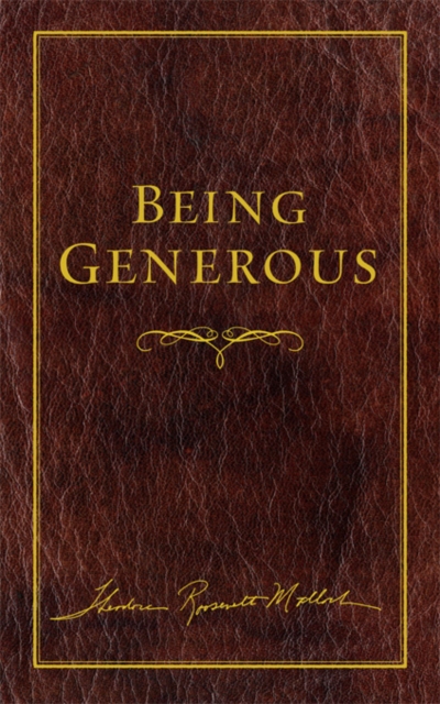 Being Generous, Hardback Book