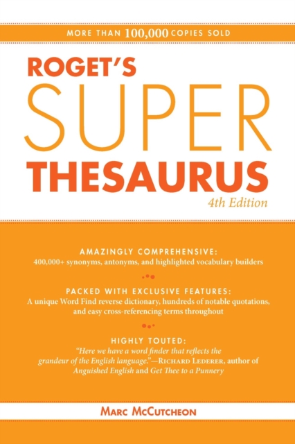 Roget's Super Thesaurus, PDF eBook