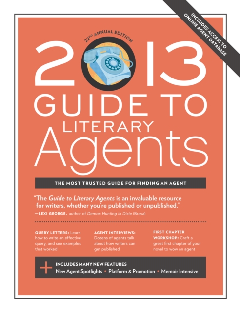 2013 Guide to Literary Agents, Paperback / softback Book