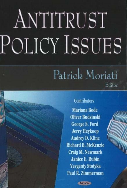 Antitrust Policy Issues, Hardback Book