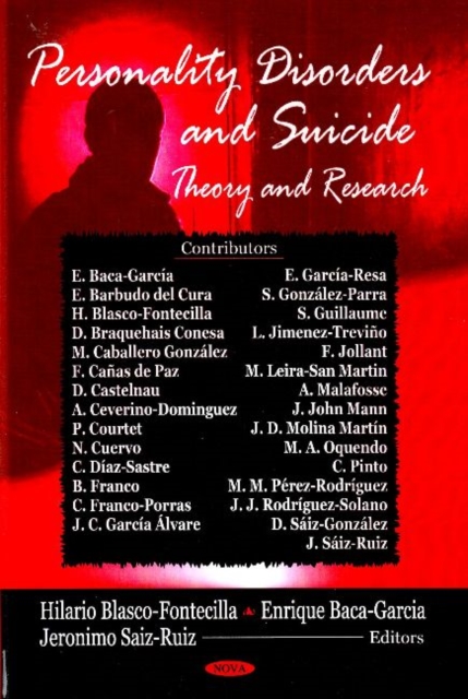 Personality Disorders & Suicide : Theory & Research, Hardback Book