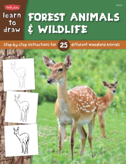Learn to Draw Forest Animals & Wildlife : Step-by-step instructions for 20 different woodland animals, Paperback / softback Book