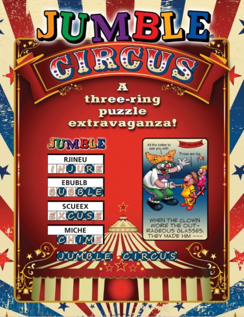 Jumble® Circus : A Three-Ring Puzzle Extravaganza!, Paperback / softback Book