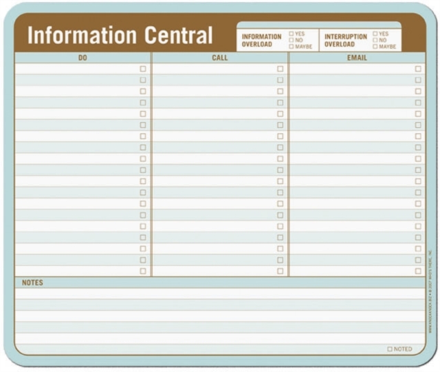 Knock Knock Information Central Paper Mousepad, Other printed item Book