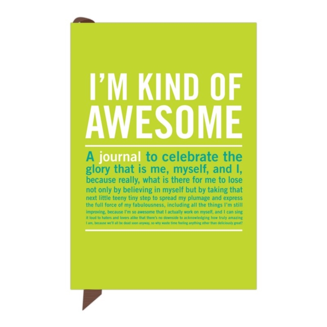 Knock Knock I`m Kind of Awesome Mini Inner Truth Journal, Diary or journal Book