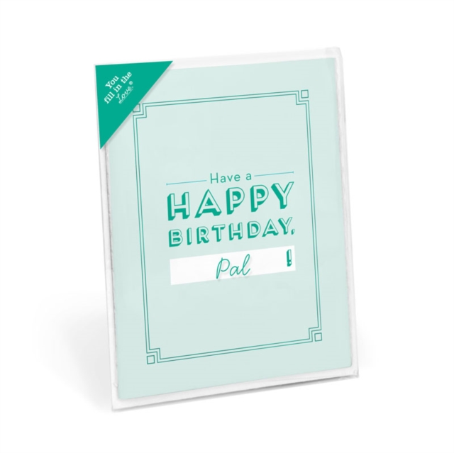 Knock Knock Happy Birthday Fill in the Love Card Booklet, Other printed item Book