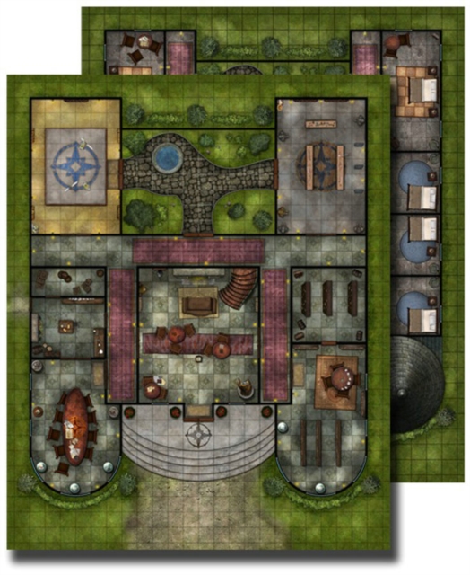 GameMastery Flip-Mat: Pathfinder Lodge, Game Book