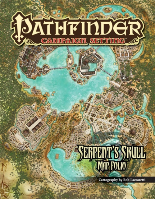 Pathfinder Campaign Setting: The Serpent's Skull Poster Map Folio, Paperback Book