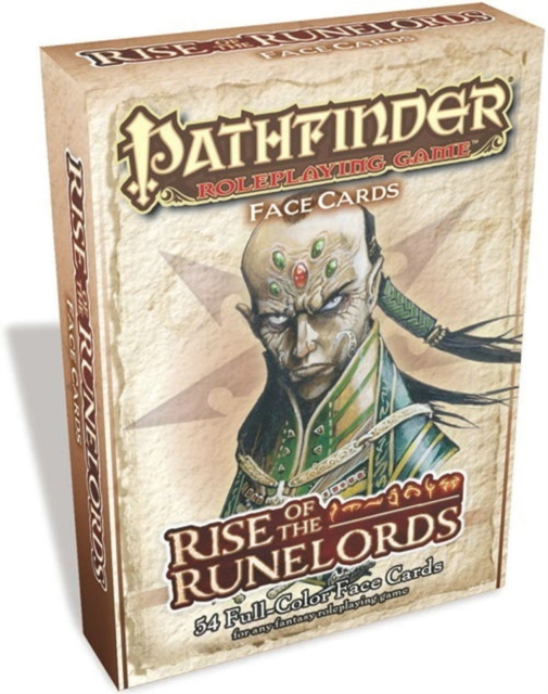 GameMastery Face Cards: Rise of the Runelords Adventure Path, Game Book