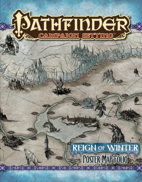 Pathfinder Campaign Setting: Reign of Winter Poster Map Folio, Paperback / softback Book