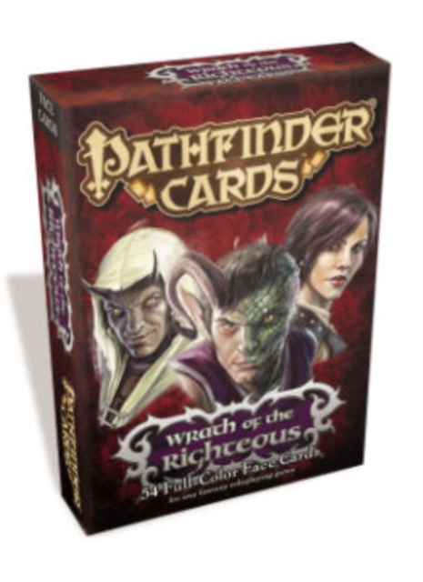 Pathfinder Cards: Wrath of the Righteous Face Cards Deck, Game Book